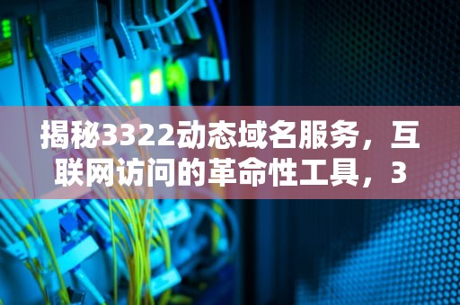 揭秘3322动态域名服务，互联网访问的革命性工具，3322动态域名解析