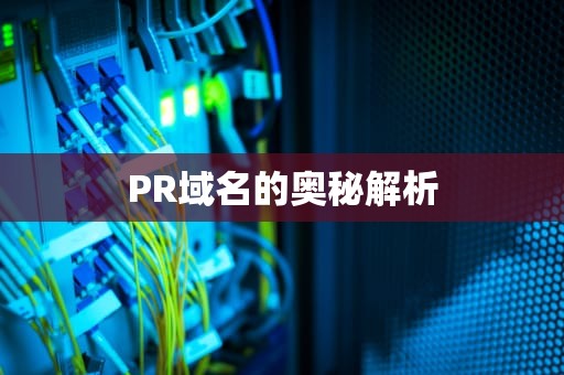 PR域名的奥秘解析