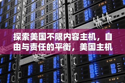 探索美国不限内容主机，自由与责任的平衡，美国主机不限内容空间