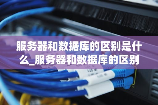 服务器和数据库的区别是什么_服务器和数据库的区别是什么呢_服务器和数据库的区别