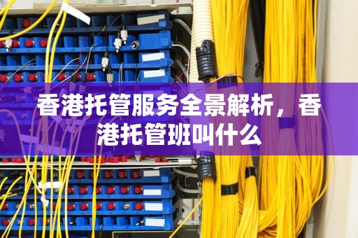 香港托管服务全景解析，香港托管班叫什么