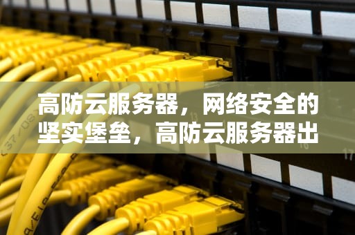 高防云服务器，网络安全的坚实堡垒，高防云服务器出租
