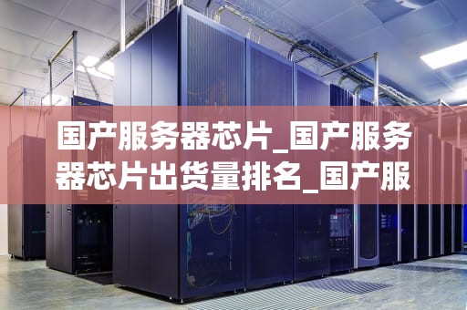 国产服务器芯片_国产服务器芯片出货量排名_国产服务器芯片的崛起与发展