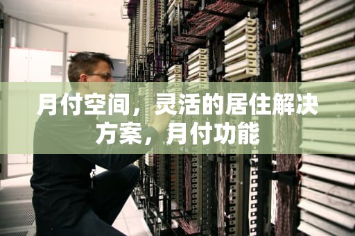 月付空间，灵活的居住解决方案，月付功能