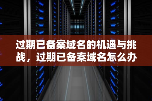 过期已备案域名的机遇与挑战，过期已备案域名怎么办