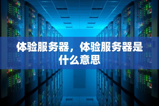 体验服务器，体验服务器是什么意思
