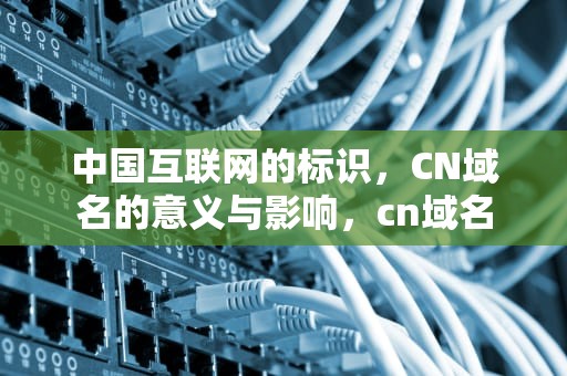 中国互联网的标识，CN域名的意义与影响，cn域名