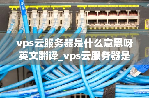 vps云服务器是什么意思呀英文翻译_vps云服务器是什么意思呀英文翻译怎么写_深入理解VPS云服务器