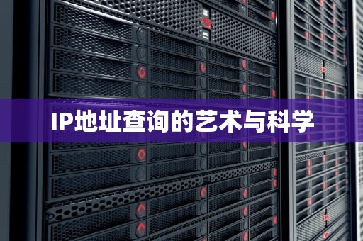 IP地址查询的艺术与科学