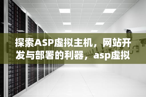 探索ASP虚拟主机，网站开发与部署的利器，asp虚拟主机免费