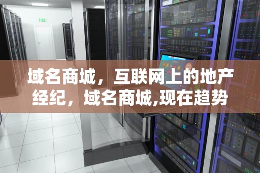 域名商城，互联网上的地产经纪，域名商城,现在趋势怎么样