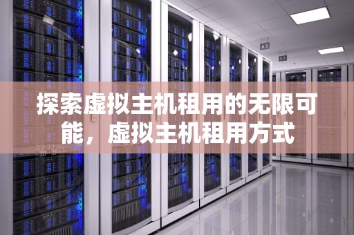 探索虚拟主机租用的无限可能，虚拟主机租用方式
