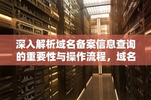 深入解析域名备案信息查询的重要性与操作流程，域名备案信息查询官网