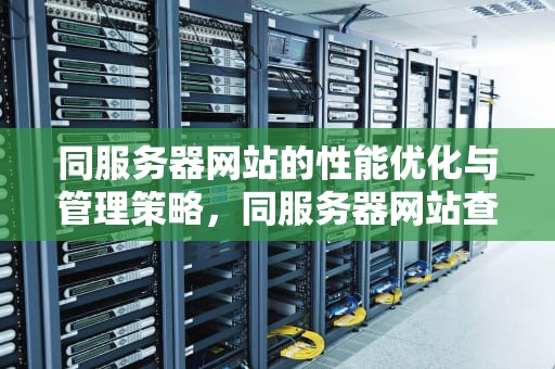 同服务器网站的性能优化与管理策略，同服务器网站查询