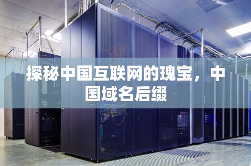 探秘中国互联网的瑰宝，中国域名后缀
