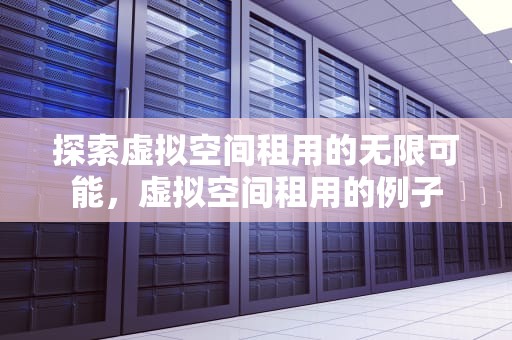 探索虚拟空间租用的无限可能，虚拟空间租用的例子