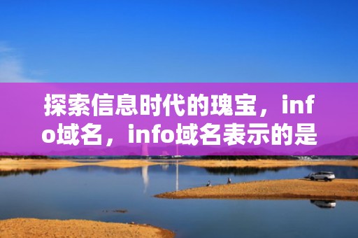 探索信息时代的瑰宝，info域名，info域名表示的是什么
