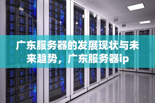 广东服务器的发展现状与未来趋势，广东服务器ip