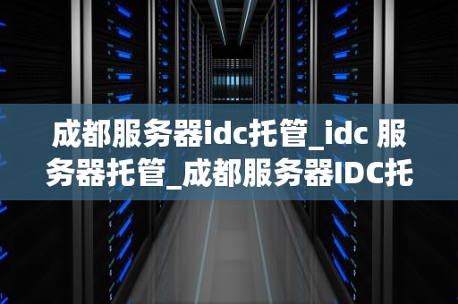 成都服务器idc托管_idc 服务器托管_成都服务器IDC托管服务的优势与选择