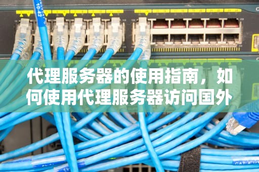 代理服务器的使用指南，如何使用代理服务器访问国外网站