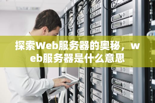 探索Web服务器的奥秘，web服务器是什么意思