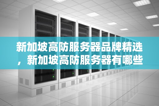 新加坡高防服务器品牌精选，新加坡高防服务器有哪些品牌好用的