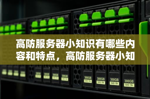 高防服务器小知识有哪些内容和特点，高防服务器小知识有哪些内容和特点呢