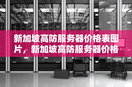 新加坡高防服务器价格表图片，新加坡高防服务器价格表图片大全