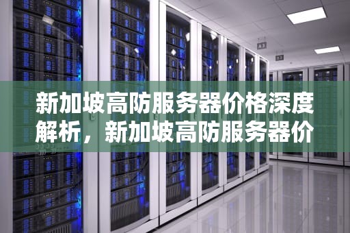 新加坡高防服务器价格深度解析，新加坡高防服务器价格多少钱一台啊