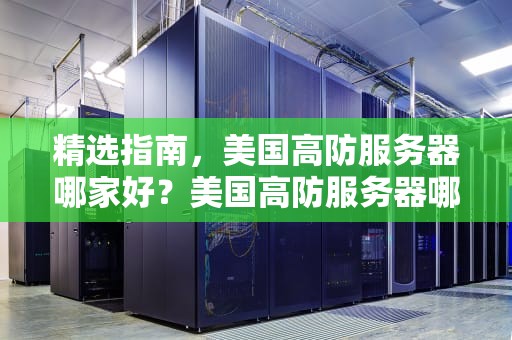 精选指南，美国高防服务器哪家好？美国高防服务器哪家好一点