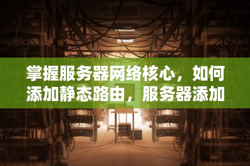 掌握服务器网络核心，如何添加静态路由，服务器添加静态路由命令