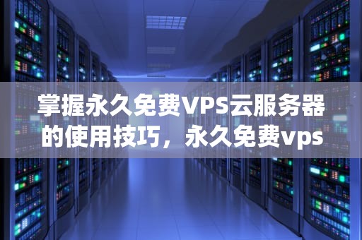 掌握永久免费VPS云服务器的使用技巧，永久免费vps云服务器怎么用啊