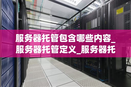 服务器托管包含哪些内容_服务器托管定义_服务器托管的全面解析