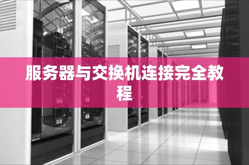 服务器与交换机连接完全教程