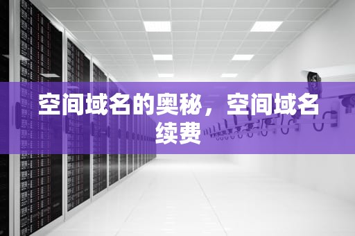 空间域名的奥秘，空间域名续费