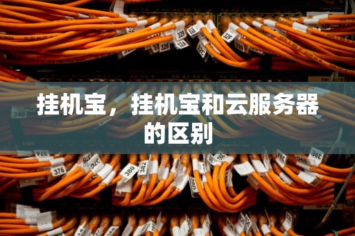 挂机宝，挂机宝和云服务器的区别