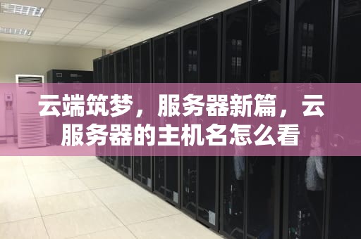 云端筑梦，服务器新篇，云服务器的主机名怎么看