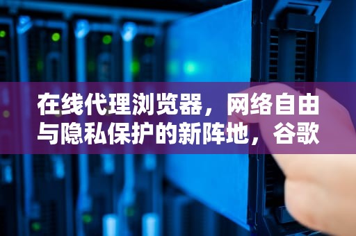 在线代理浏览器，网络自由与隐私保护的新阵地，谷歌在线代理浏览器