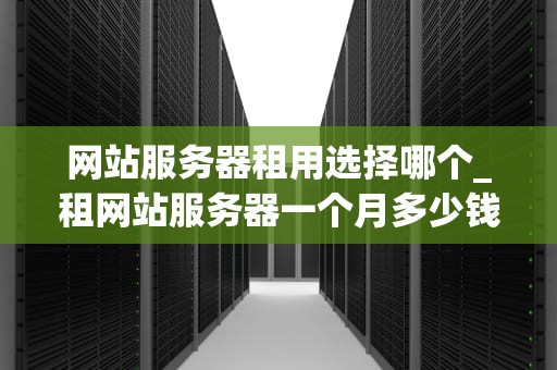 网站服务器租用选择哪个_租网站服务器一个月多少钱_网站服务器租用选择哪个？