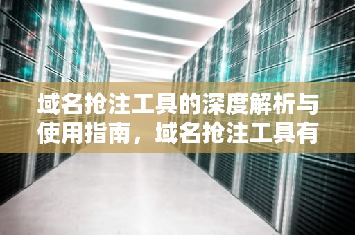 域名抢注工具的深度解析与使用指南，域名抢注工具有哪些