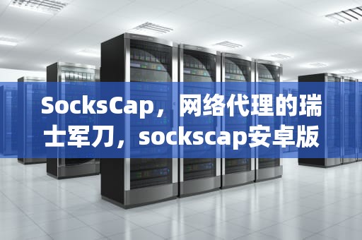 SocksCap，网络代理的瑞士军刀，sockscap安卓版下载