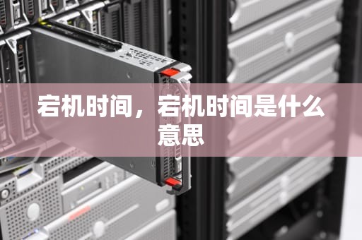 宕机时间，宕机时间是什么意思