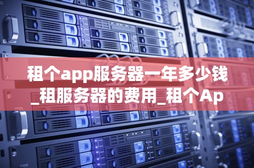租个app服务器一年多少钱_租服务器的费用_租个App服务器一年多少钱？