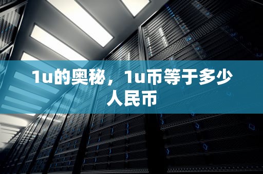 1u的奥秘，1u币等于多少人民币