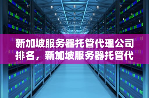新加坡服务器托管代理公司排名，新加坡服务器托管代理公司排名前十