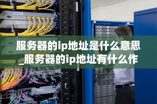 服务器的ip地址是什么意思_服务器的ip地址有什么作用_服务器的IP地址：定义、作用与管理