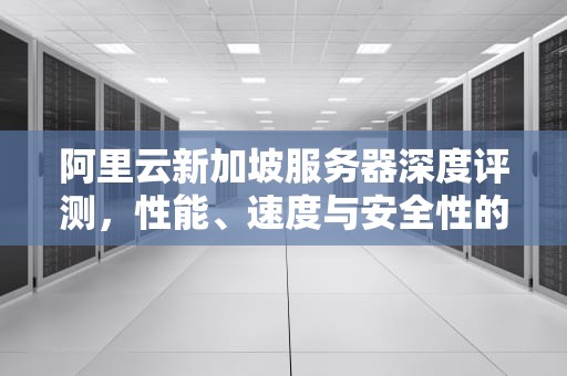 阿里云新加坡服务器深度评测，性能、速度与安全性的全面解析，阿里云新加坡服务器怎么样啊知乎