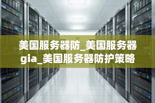 美国服务器防_美国服务器gia_美国服务器防护策略