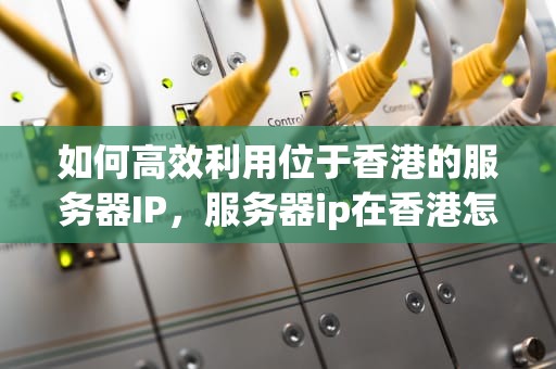 如何高效利用位于香港的服务器IP，服务器ip在香港怎么用手机