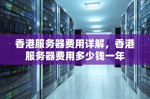 香港服务器费用详解，香港服务器费用多少钱一年